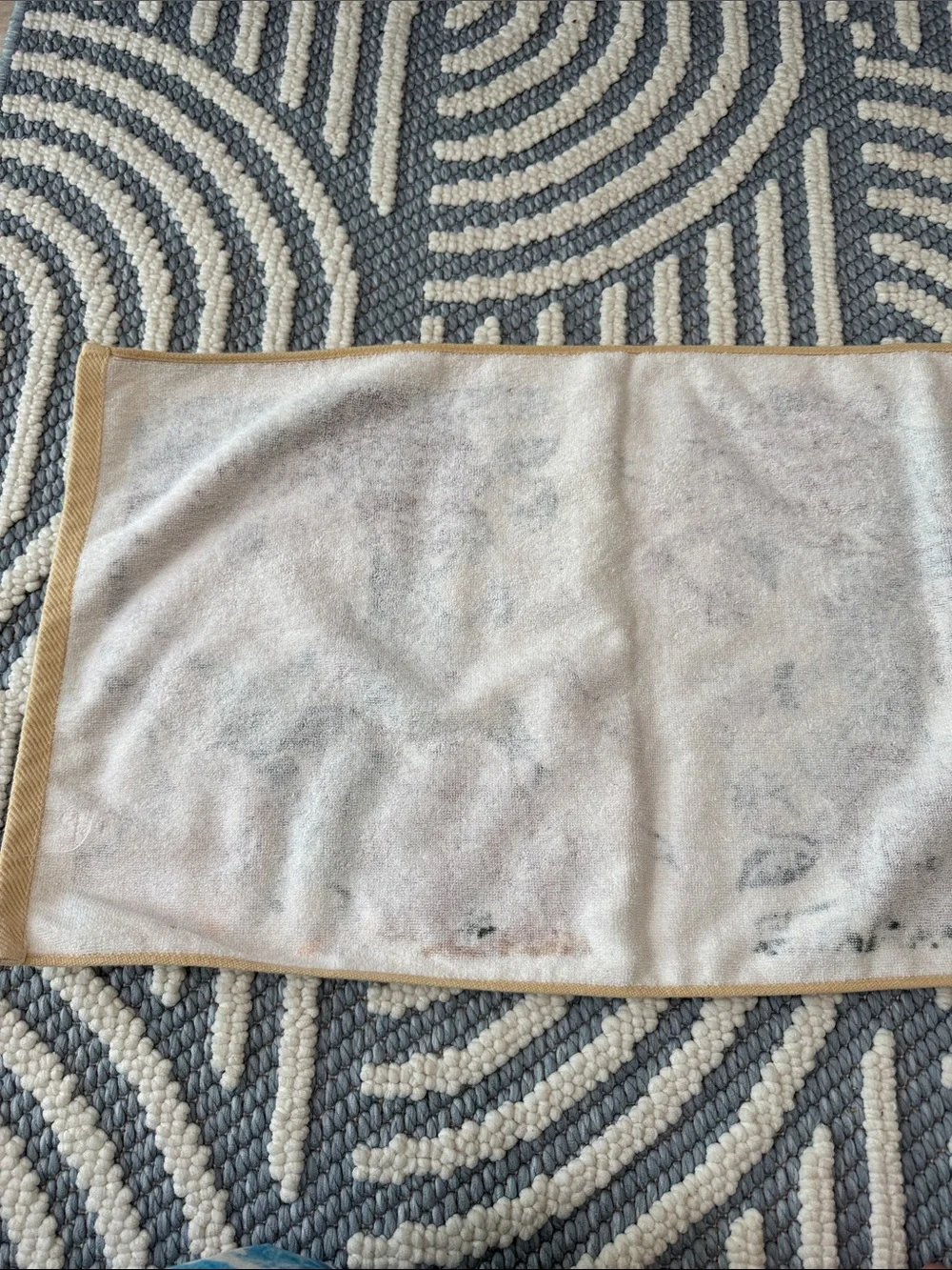 Vintage Ralph Lauren Floral Hand Towel Cottagecore Pink dahlia Garden Textile